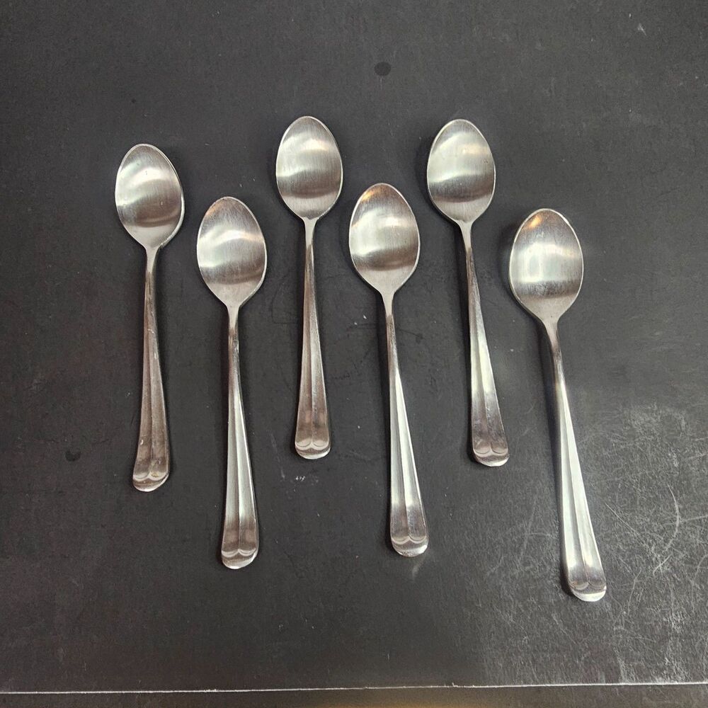 Supreme Cutlery Towle Liberty Bell Stainless Teaspoons Set of 6 6 1/4" Japan